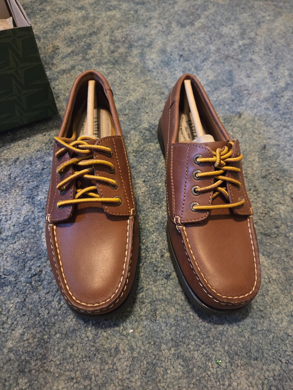 Women's Brown Leather Boat Shoes